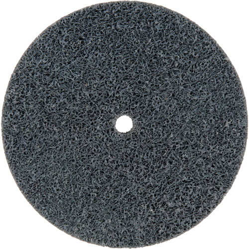 Meule homog&egrave;ne &agrave; faible densit&eacute; de s&eacute;rie 500 Standard Abrasives, 3" x 1/2", Arbre de 1/4", Grain de Fin, Carbure de silicium Oxymax Inc