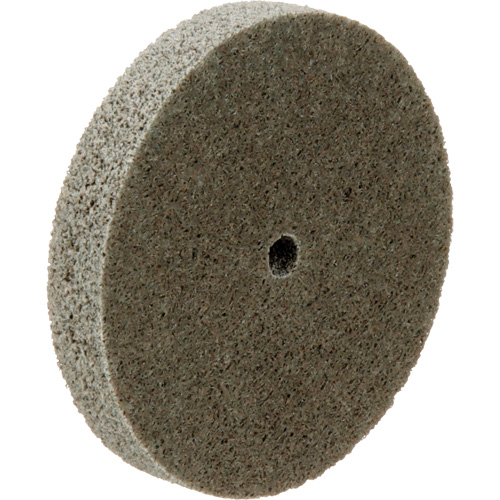 Standard Abrasives Unitized Wheel, 3" x 1/2", 1/4" Arbor, Medium Grit, Aluminum Oxide Oxymax Inc