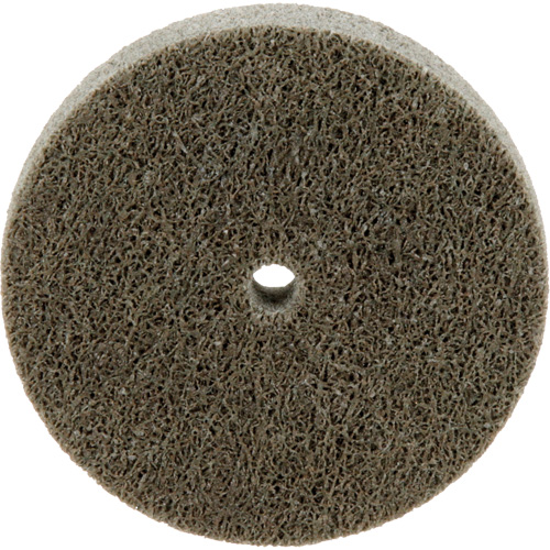 Standard Abrasives Unitized Wheel, 3" x 1/2", 1/4" Arbor, Medium Grit, Aluminum Oxide Oxymax Inc