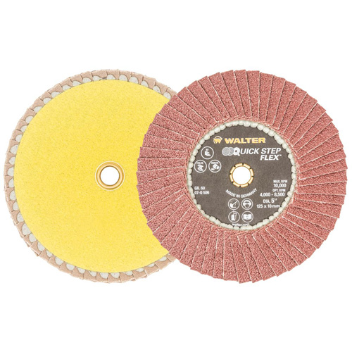 QUICK-STEP FLEX, 5" x Type 29, 60 Grit, Aluminum Oxide Oxymax Inc