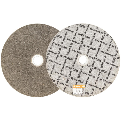 Blendex U Finishing Wheel, 6" Dia., 6AM Grit, Silicon Carbide Oxymax Inc