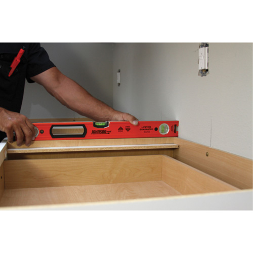 Heavy Duty Level, Box, 24" L, Aluminum, Non-Magnetic Oxymax Inc