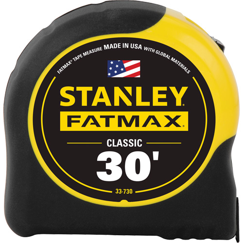 Ruban &agrave; mesurer classique FatMax, 1-1/4" x 30', Marques de goujon Imp&eacute;rial Oxymax Inc