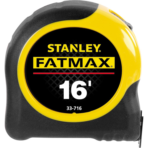 FatMax&reg; Measuring Tape, 1-1/4" x 16', 16ths of an Inch Graduations Oxymax Inc