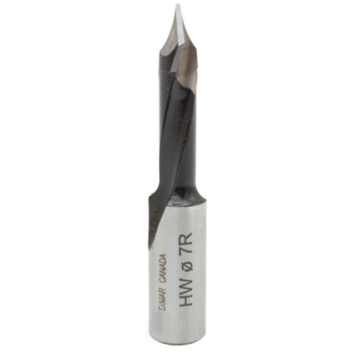 Through-Hole Carbide Tipped Drill, 7 mm Diameter Oxymax Inc