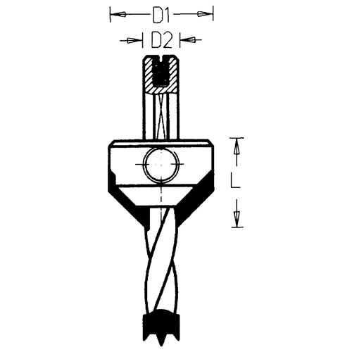 Countersinks, 16 mm, Carbide Oxymax Inc