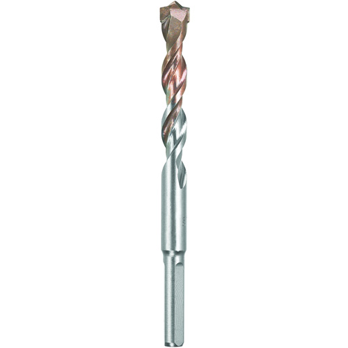 4-Flute Hammer Drill Bit, 1/2", 3-Flat Shank, Carbide Oxymax Inc
