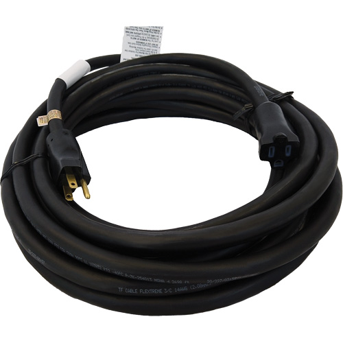 Heavy-Duty Neoprene Extension Cords, Indoor/Outdoor, SOOW, 14/3 AWG, 15 A, 25' Oxymax Inc