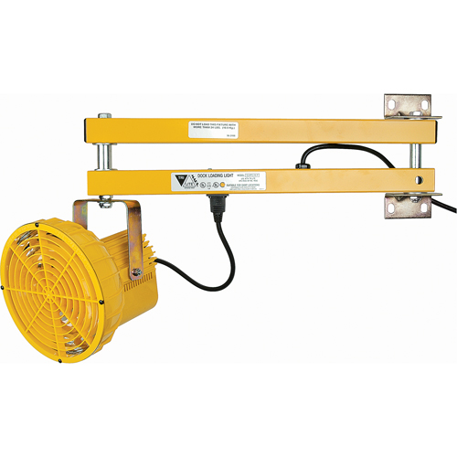 Dock Lights, 24" Arm, 50 W, High Pressure Sodium Lamp, Polycarbonate Oxymax Inc