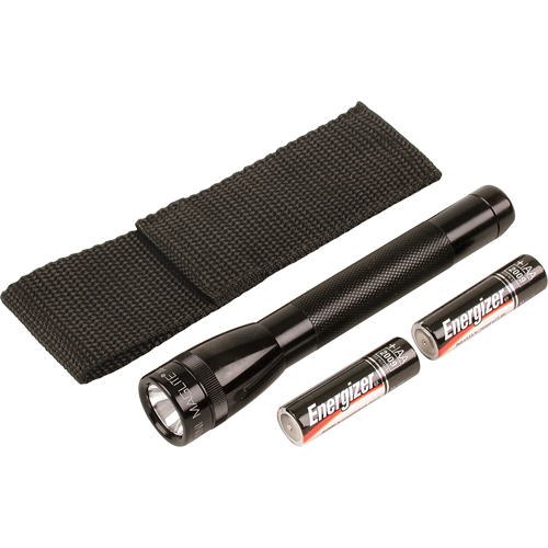 Mini&reg; Flashlights, Incandescent, 14 Lumens, AA Batteries Oxymax Inc