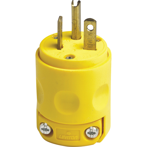 Fiche de mise &agrave; la terre, Plastique, 20 A, 250 V Oxymax Inc