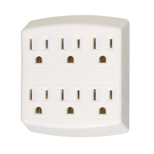 Adaptors, 6 Outlet(s), 15 Amps, 1875 W, 125 Oxymax Inc