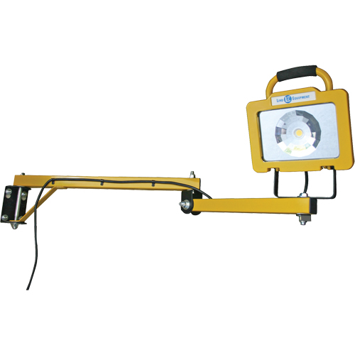 Heavy-Duty Dock Light, 40" Arm, 38 W, LED Lamp, Metal Oxymax Inc