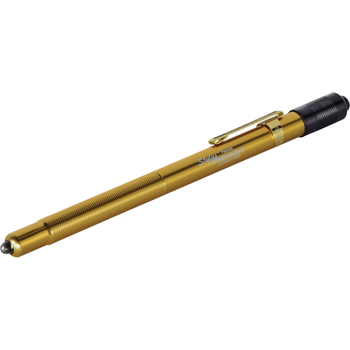 Lampe stylo Stylus, DEL, 11 lumens, Corps en Aluminium, piles AAAA, Compris Oxymax Inc