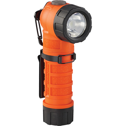 Lampe de poche &agrave; angle droit PolyTac 90 X, DEL, Piles CR123A, Polym&egrave;re Oxymax Inc