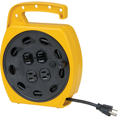 Cordons rallonges &agrave; enrouler, 25', SJT, Calibre de 16/3, 10 A Oxymax Inc