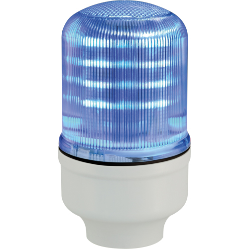 Streamline&reg; Modular Multifunctional LED Beacons, Continuous/Flashing/Rotating, Blue Oxymax Inc