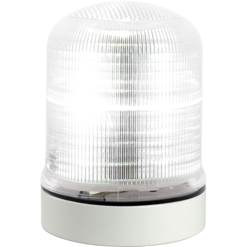 Streamline&reg; Modular Multifunctional LED Beacons, Continuous/Flashing/Rotating, Clear Oxymax Inc