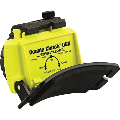 Lampe frontale Double Clutch USB, DEL, 125 lumens, 3,5 hres de fonctionnement, piles Rechargeable Oxymax Inc