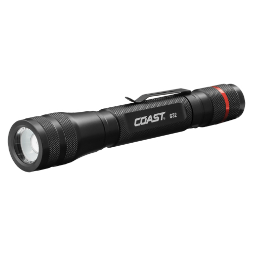G32 Flashlight, LED, 456 Lumens, AA Batteries Oxymax Inc
