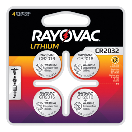 CR2032 Lithium Coin Cell Batteries, 3 V Oxymax Inc