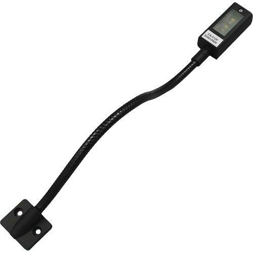 Maplight &agrave; DEL en col de cygne, 1 W, DEL, Col 12", Noir Oxymax Inc