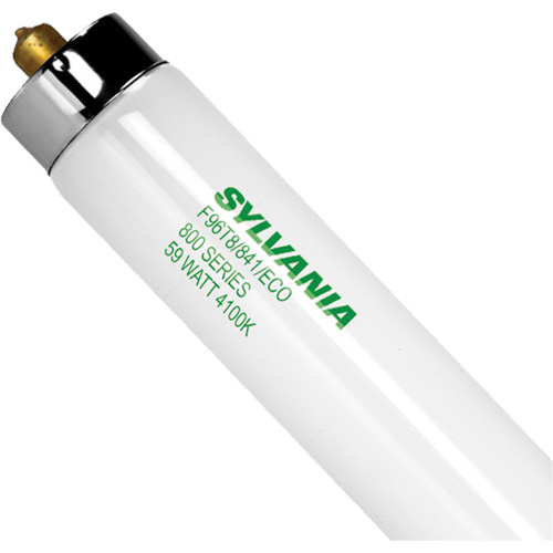 OCTRON&reg; 800 XV SUPERSAVER ECOLOGIC Fluorescent Lamps, 59 W, T8, 4100 K, 96" Long Oxymax Inc