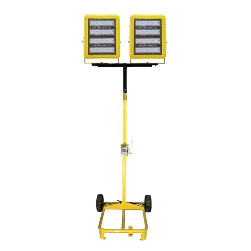 Dual-Head Cart with Winch, LED, 400 W, 60000 Lumens, Aluminum Housing Oxymax Inc