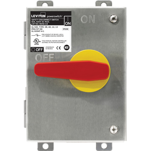 Sectionneur en acier inoxydable Oxymax Inc