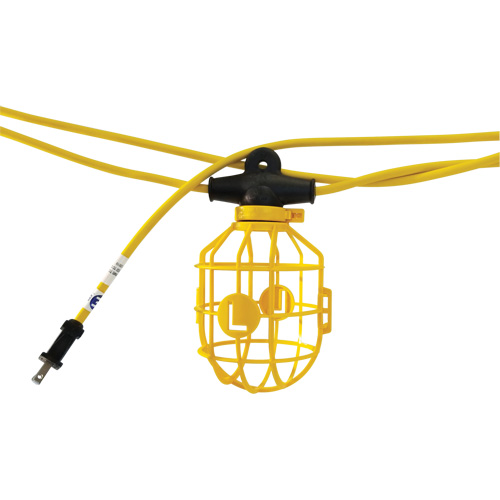 Heavy-Duty Moulded Stringlights, 5 Lights, 600" L, Plastic Housing Oxymax Inc