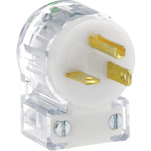 Angled Hospital Grade Extension Plug, Nylon, 20 Amps, 125 V Oxymax Inc