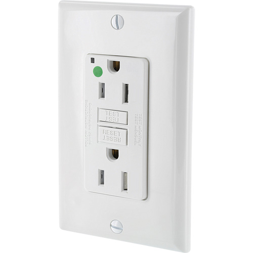 SmartlockPro&reg; Extra Heavy-Duty Self-Test GFCI Receptacle Oxymax Inc