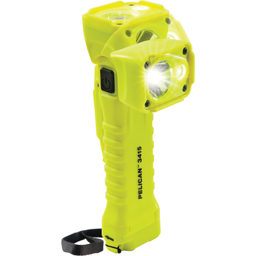 Right Angle Flashlight, LED, 336 Lumens, AA Batteries Oxymax Inc