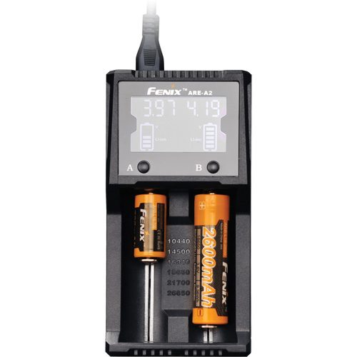 ARE-A2 Dual-Channel Battery Charger Oxymax Inc