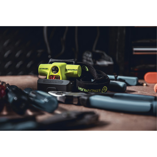 USB HAZ-LO&reg; Intrinsically Safe Headlamp, LED, 250 Lumens, 7 Hrs. Run Time, Rechargeable Batteries Oxymax Inc