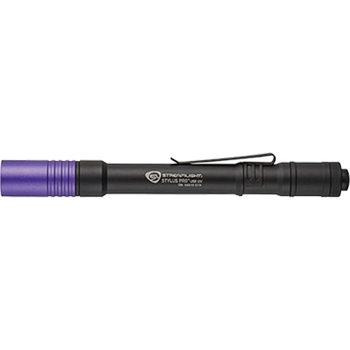 Stylus Pro&reg; USB UV Penlight, LED, Aluminum Body, Rechargeable Batteries, Included Oxymax Inc