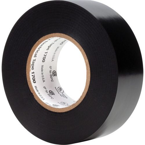 Ruban isolant en vinyle 1700 Temflex, 25,4 mm (1") x 20,1 m (66'), Noir, 7 mils Oxymax Inc