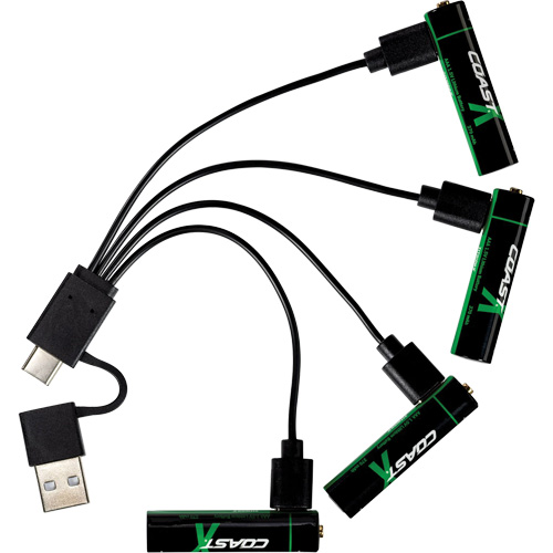 Batteries AAA rechargeables Zithion Oxymax Inc