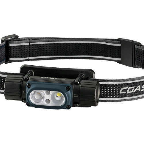 Lampe frontale ultra lumineuse &agrave; alimentation double &eacute;tanche &agrave; l'eau WPH30R, DEL, 1000 lumens, piles Rechargeable Oxymax Inc