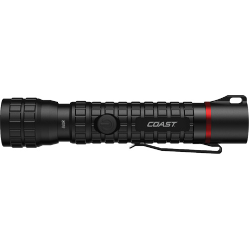 Lampe de poche &eacute;tanche G40R avec mise au point par rotation, DEL, 650 lumens, Piles Rechargeable Oxymax Inc