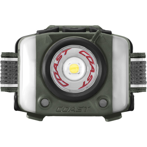 Lampe frontale FL97R &agrave; trois couleurs avec syst&egrave;me Twist Focus et commande vocale, DEL, 830 lumens, 2 hres de fonctionnement, piles Rechargeable Oxymax Inc
