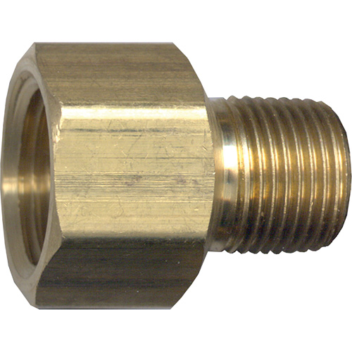 Adaptateur de tuyau, FPT x NPT, 1/4" x 1/8" dia., Laiton Oxymax Inc