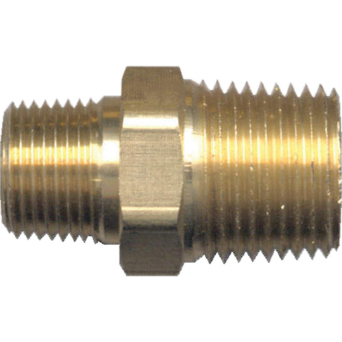 Mamelon de r&eacute;duction hexagonal, Laiton, 1/2" x 3/8", NPT x NPT Oxymax Inc