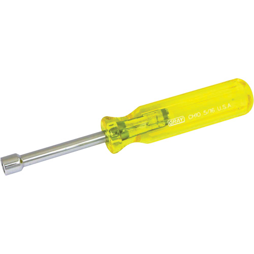 SAE Nut Driver, 5/16" Drive, 6-5/8" L Oxymax Inc