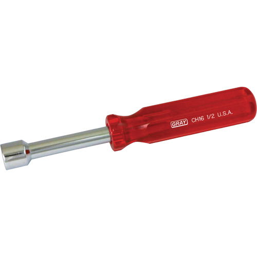 SAE Nut Driver, 1/2" Drive, 7" L Oxymax Inc