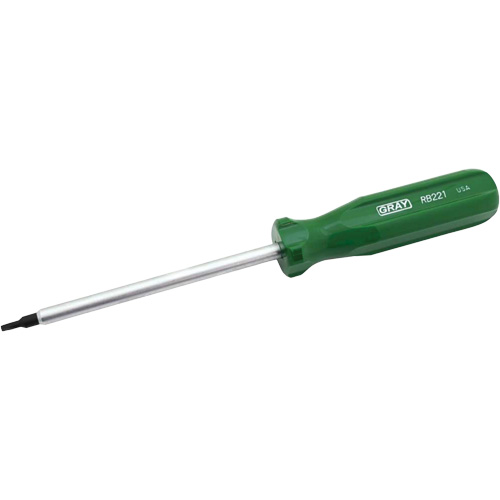 Extra-Long Square Recess Screwdriver, #1 Tip, Round, 10" L, Cushion Grip Handle Oxymax Inc
