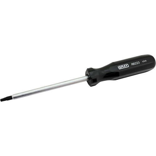 Extra-Long Square Recess Screwdriver, #3 Tip, Round, 10-1/4" L, Cushion Grip Handle Oxymax Inc