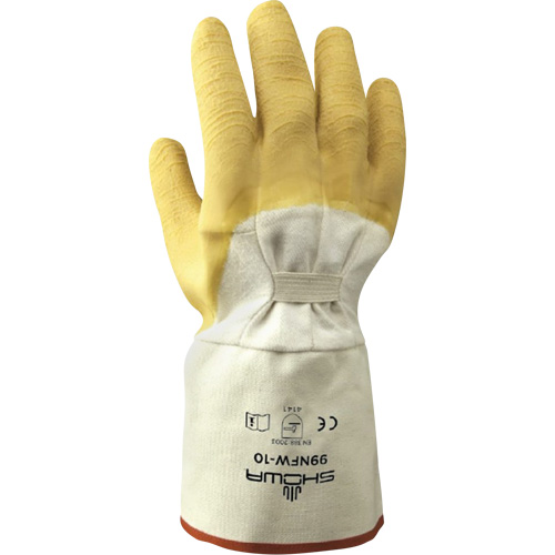 Gants robustes 99NFW, 10/Grand, R&ecirc;vetement Latex de caoutchouc, Enveloppe en Coton Oxymax Inc