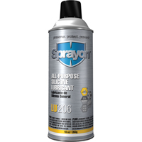 LU206 All-Purpose Silicone Lubricant, Aerosol Can Oxymax Inc