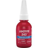 Threadlocker 243 Oil Tolerant, Blue, Medium, 10 ml, Bottle Oxymax Inc